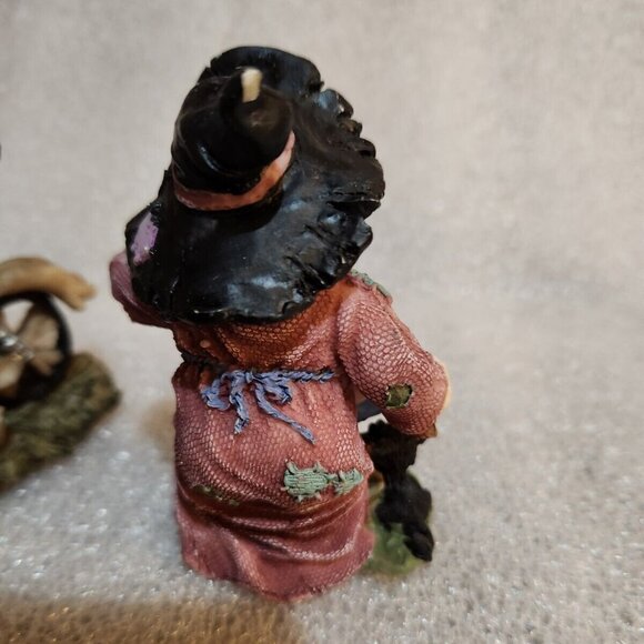 Halloween Figurine And Candle Holder Trio Set Witch Pumpkinhead Ghost - Picture 3 of 11